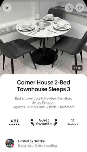 Corner House 2-Bed Townhouse Sleeps 3 in 貝勒克斯