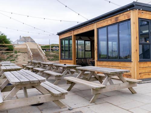 Rõdu/terrass, Hostel YHA Treyarnon Bay in Padstow