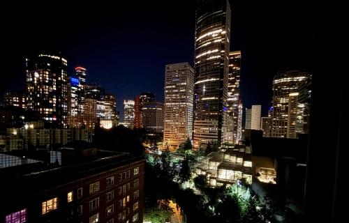 3-Min Walk to Convention Ctr - 2BR Skyline View in First Domb