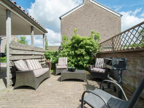 balkon/taras, Holiday Home Groet near Schoorl Dunes in Groet met Hargen