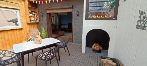 Balkons/terase, Ferienwohnung Terrassenzeit in Illingen (Saarland)