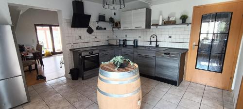 virtuve, Ferienwohnung Terrassenzeit in Illingen (Saarland)
