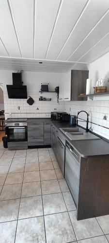 virtuve, Ferienwohnung Terrassenzeit in Illingen (Saarland)