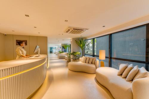 Empfangshalle, Meridiano Hotel in Maceio