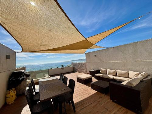 陽台/露台, Increíble Vista Mar en Costanera de Concón (Increible Vista Mar en Costanera de Concon) in 康康