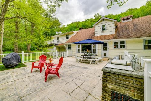 Serene Home with On-Site Brook in Callicoon Center in 米德爾敦
