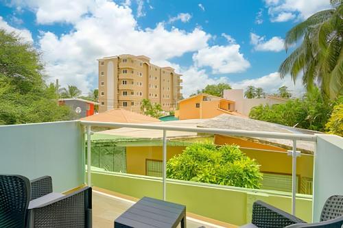 Balcony/terrace, 2Bdrm Apt. Front Juan Dolio Beach Access| Pool+BBQ in Juan Dolio Town Center