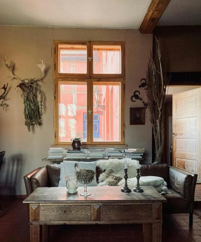 Viesnīcas āriene, Apartment In A Historic Manor House In Mecklenburg in Walkendorf
