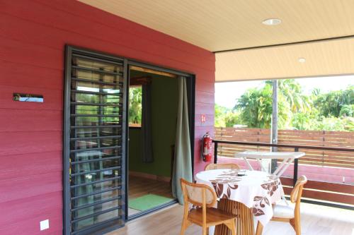 ระเบียง/ชานเรือน, Vai'Ute'Ute Lodge, Raiatea in เทไวโต