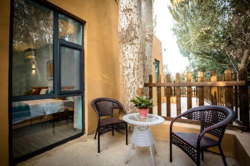 Balcony/terrace, wushe hotel in Dunhuang