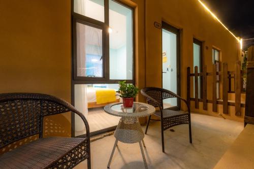 Balcony/terrace, wushe hotel in Dunhuang