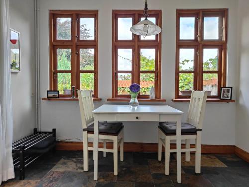 Iekārtas, Tiny House - Kleines Glück auf dem Ostedeich (Tiny House - Kleines Gluck auf dem Ostedeich) in Neuhaus (Oste)