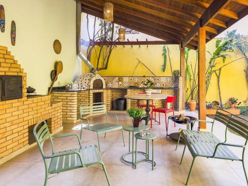 Espaço gourmet e home-office na Granja, São Paulo (fotografie 2)