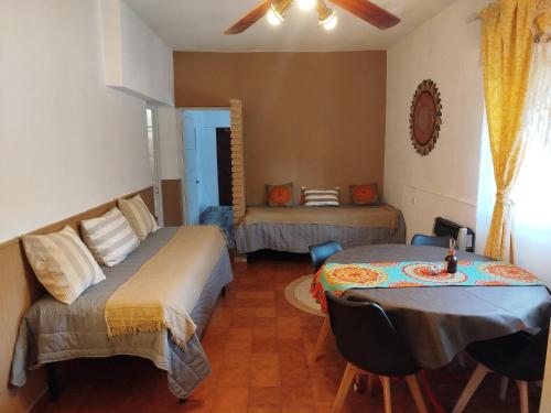 1 double bed, 2 twin beds, 2 sofa beds