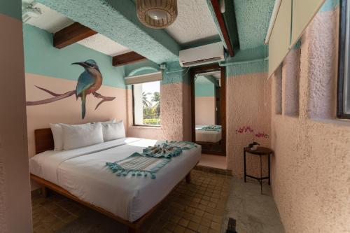 1 double bed
