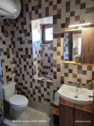 Bathroom, Villa Stella in Maronia