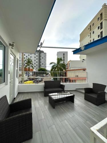 Balkon/teras, Blue Inn Hotel & Suites in Mazatlán