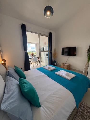 Studio Blue Wave Diamond, vue mer in Le Diamant