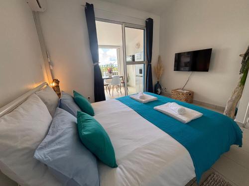Studio Blue Wave Diamond, vue mer in Le Diamant
