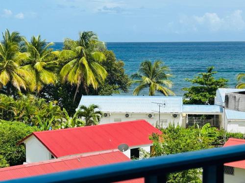 Studio Blue Wave Diamond, vue mer in Le Diamant