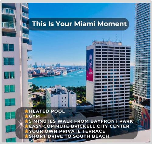 Explore Miamis Heat - Huge 1 bed POOL & GYM in Miami, USA