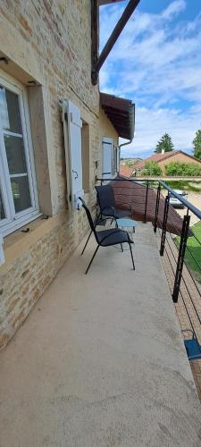 Erkély/terasz, La Belle Bourguignonne in Crêches-sur-Saône