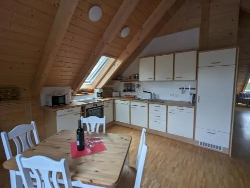 Borner Holzhaus in Born, Deutschland