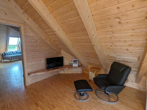 Borner Holzhaus in Born, Deutschland