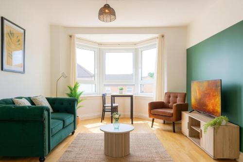 Walk to Hydro and SEC Modern 3BR Free Parking, Glasgow (Foto 4)