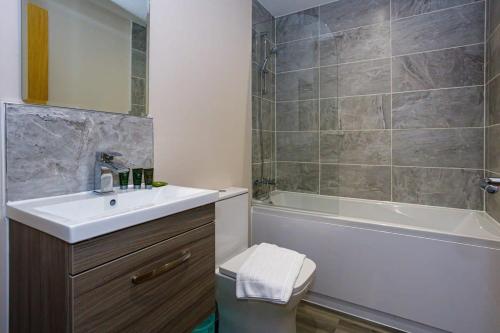 Spacious 1 Bed Apartment in Manchester Sleeps 3, Manchester (fotografie 4)