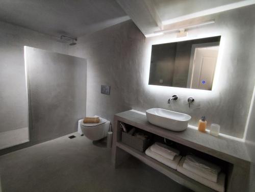 Bad, Karnayio Rooms - Panorama near Syros nasjonale lufthavn