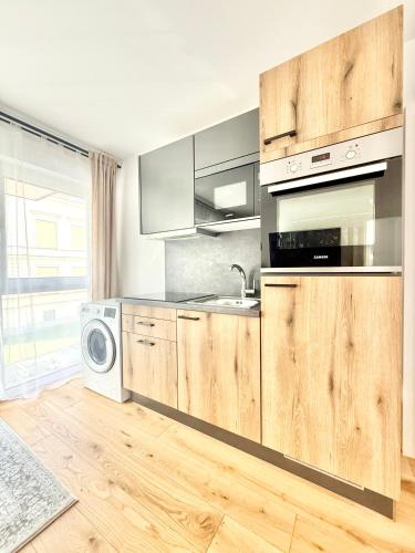 Konyha, Möblierte Wohnung (Moblierte Wohnung) in 23. Liesing