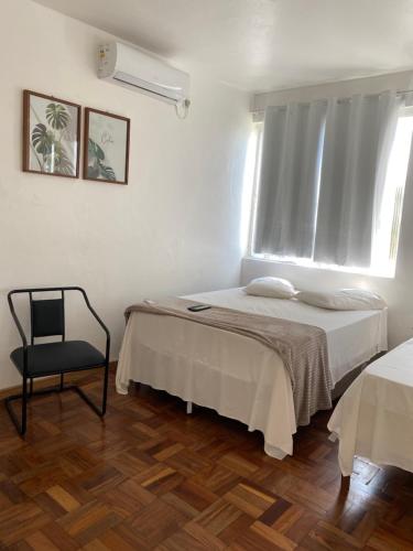 1 double bed, 3 twin beds