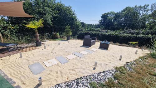 花園, Gîte du Jarrier (Gite du Jarrier) in 穆蘭拉馬爾克