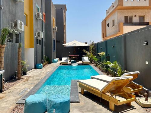 Exterior view, Nomads Hostel in Dahab