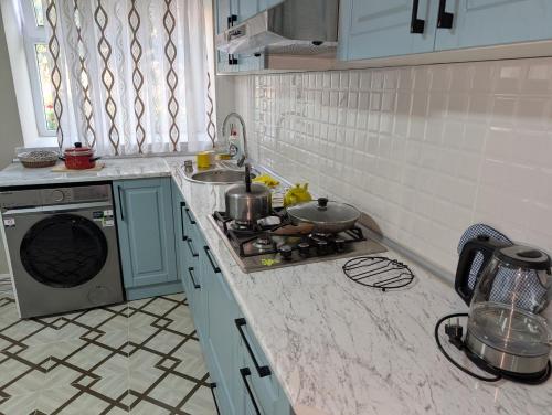 virtuve, Bereket villa and aparts in Gabala