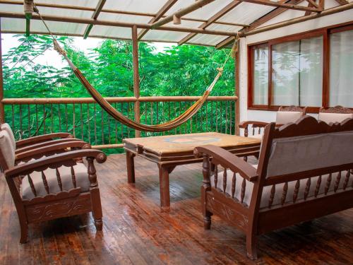 ระเบียง/ชานเรือน, Ekoparque Lunaforest in อาโรโย เด เปียดรา