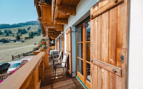 balkon/terras, Ferienhaus Scheiber in Madreit