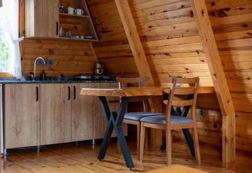 virtuve, Yesil Dus Bungalow in Fındıklı