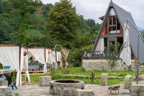 Viesnīcas āriene, Yesil Dus Bungalow in Fındıklı