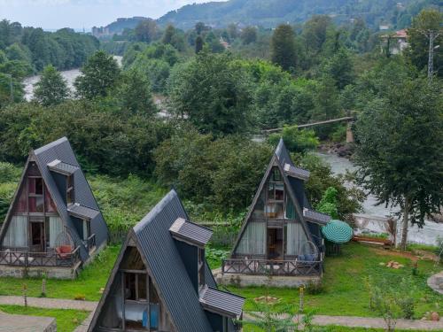 Viesnīcas āriene, Yesil Dus Bungalow in Fındıklı