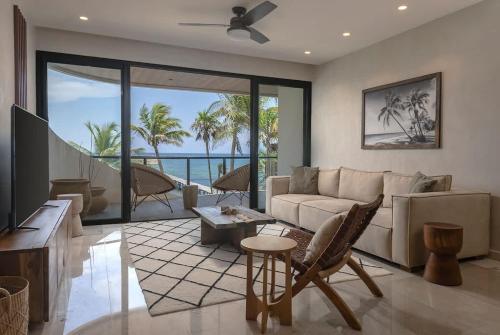 Beachview apartmet at Tankah bay