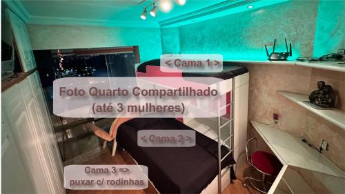 Só Mulheres Cobertura Duplex Alto Padrão Shows Ginásio Parque Ibirapuera Jardins Av Paulista Paraíso Vl Mariana, São Paulo (zdjęcie 9)
