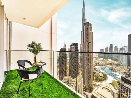Panoramic Downtown & Fountain views from High Floors at Forte by Propigo, Dubái