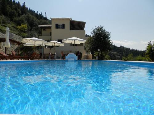 Swimming pool, Green Villa in Lefkada