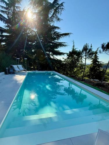 Peldbaseins, Villa Eleonora Italia in Mornico Losana