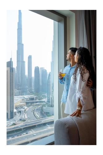 Burj View Chic 2BR Downtown Dubai, Dubaï
