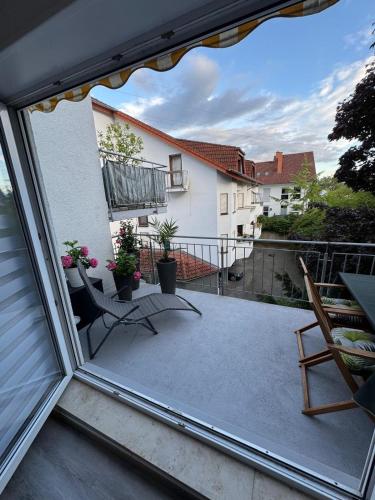 شرفة/ تراس, Neues Apartment bei Heidelberg in Leimen