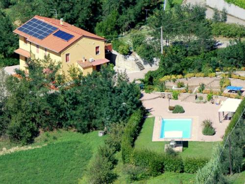 Sunlit home with pool