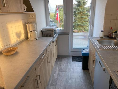 virtuve, Leuchtturm - maritime Ferienwohnung in Hollern-Twielenfleth in Hollern-Twielenfleth